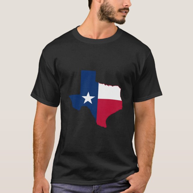 Camiseta Austin Texas Flag State Texas Map Flag (Anverso)