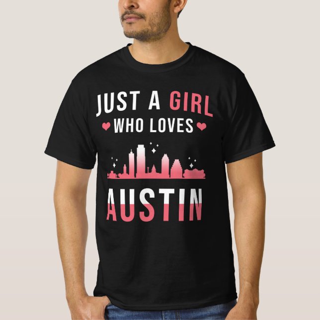Camiseta Austin Texas Girl (Anverso)