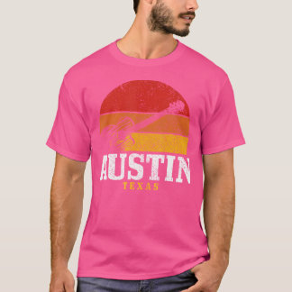 Camiseta Austin Texas Guitar Country Music Folk Jazz Vintag