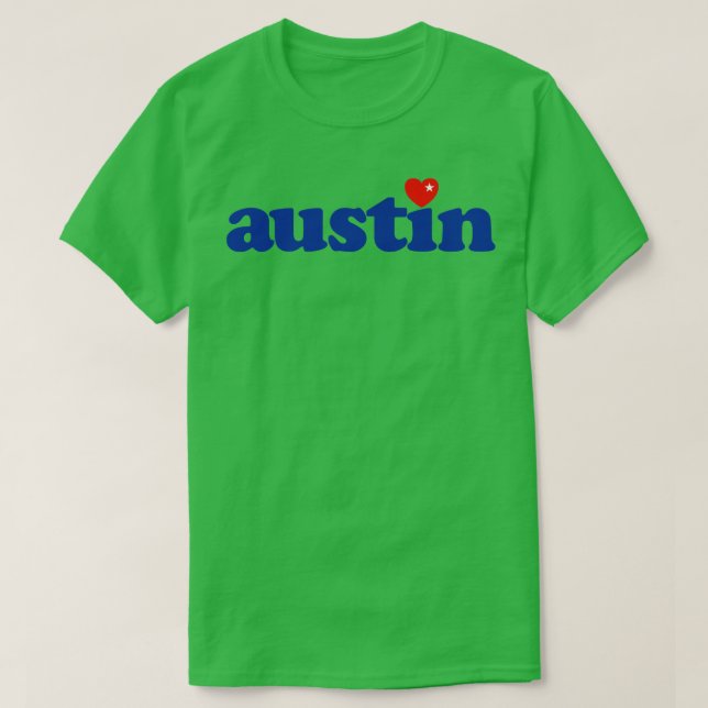 Camiseta Austin Texas Love (Diseño del anverso)