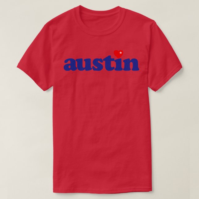 Camiseta Austin Texas Love (Diseño del anverso)