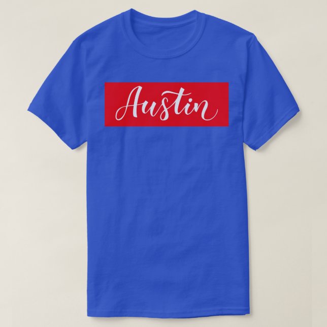 Camiseta Austin Texas me crió (Diseño del anverso)