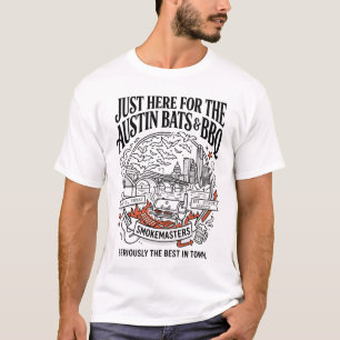 Camiseta Austin Texas Murciélagos y Maestros del Humo de Ba