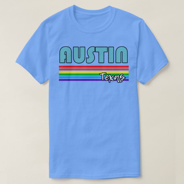 Camiseta Austin Texas Orgullo Austin LGBT Regalo Apoyo LGBT (Diseño del anverso)