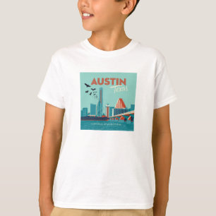 Camiseta Austin, Texas   Puente de la Avenida del Congreso