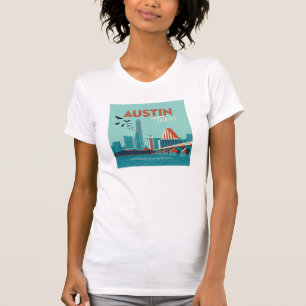 Camiseta Austin, Texas   Puente de la Avenida del Congreso
