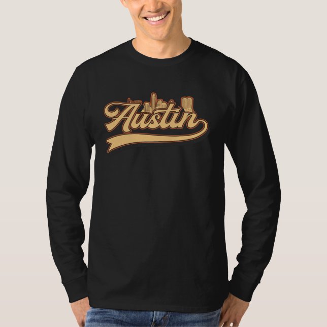 Camiseta Austin Texas retro City Hometown Vintage (Anverso)