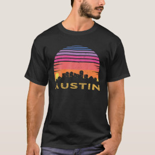 Camiseta Austin Texas Shirage Vintage Skyline