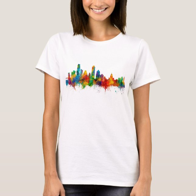 Camiseta Austin Texas Skyline (Anverso)