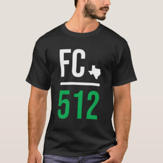 Camiseta Austin Texas Soccer 512 Futbol Fan Match Day Badge