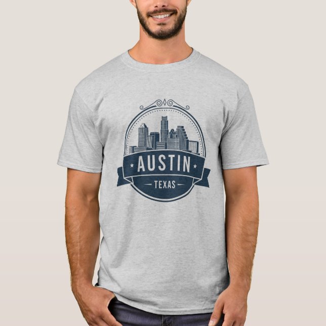 Camiseta Austin Texas Travel Souvenir (Anverso)