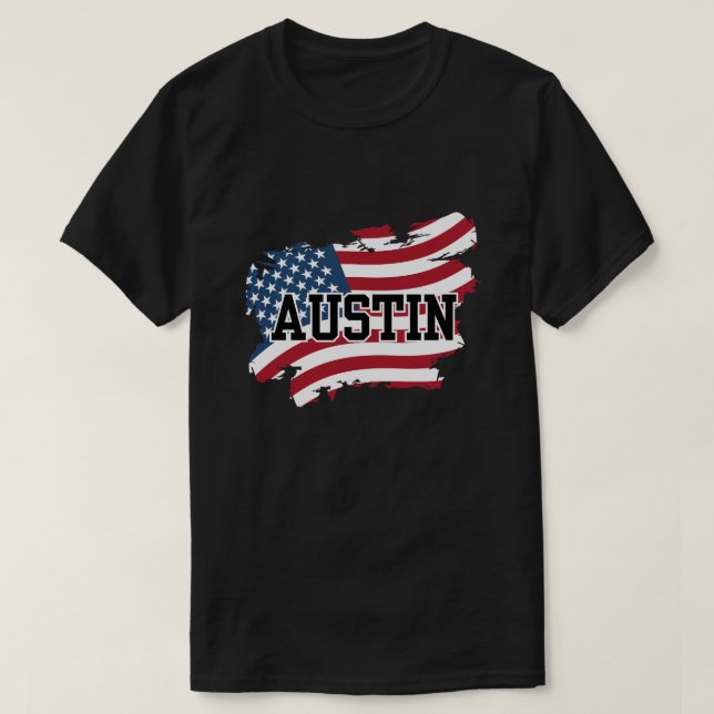 Camiseta Austin USA (Diseño del anverso)