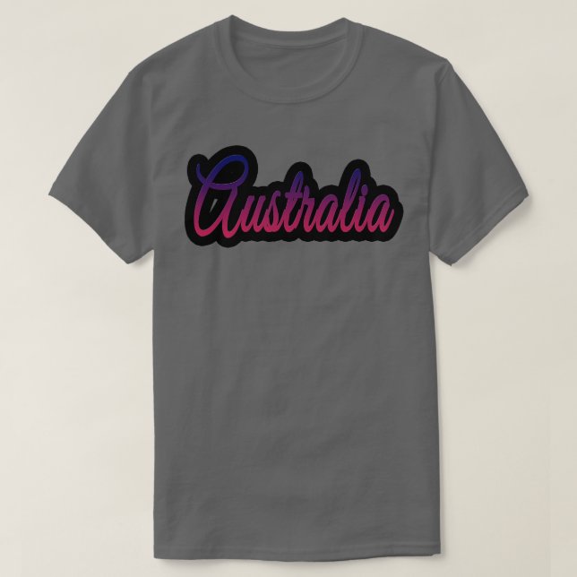 Camiseta Australia (Diseño del anverso)