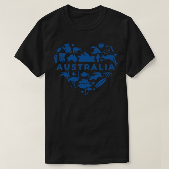 Camiseta Australia 1 (Diseño del anverso)