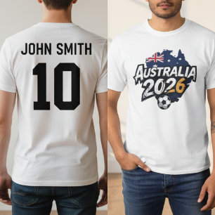 Camiseta Australia 2026 Hincha de Fútbol Nombre Personaliza