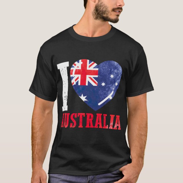 Camiseta Australia Amo Australia (Anverso)