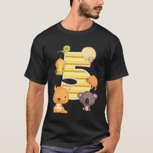Camiseta Australia Animales 5 cumpleaños Kangaroo Koala Pla