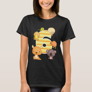 Camiseta Australia Animales 6 cumpleaños Kangaroo Koala Pla