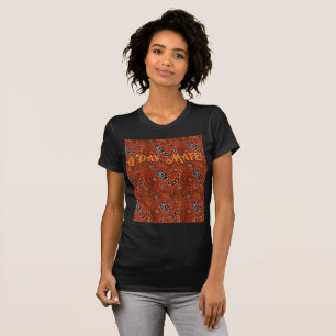 CAMISETA AUSTRALIA ARTE COCODRILO