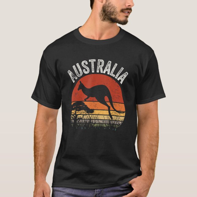 Camiseta Australia Aussie Day Straya Australian Kangaroo Vi (Anverso)