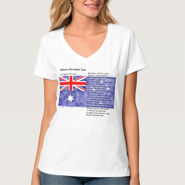 Camiseta Australia - Avanzar en la Feria de Australia (Anverso)