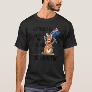 Camiseta Australia Bandera Australia Australia Viaje Kangar