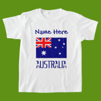 Australia Bandera Australiana Azul Personalizada p
