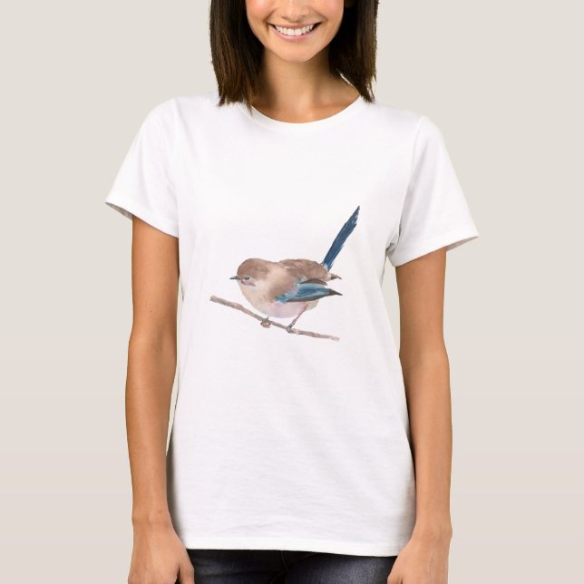 Camiseta Australia Bird T-Shirt Fairy Wren (Anverso)