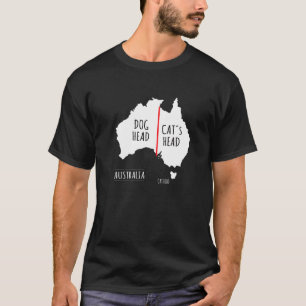 Camiseta Australia Cabeza de Perro Cabeza de Gato I Geograf