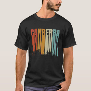 Camiseta Australia, capital del Skyline de la Canberra Retr