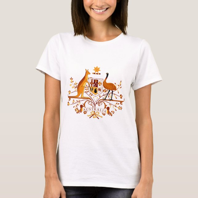 Camiseta Australia COA Marrón (Anverso)