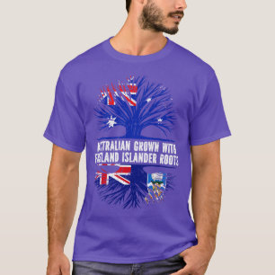 Camiseta Australia creció con las raíces de los habitantes