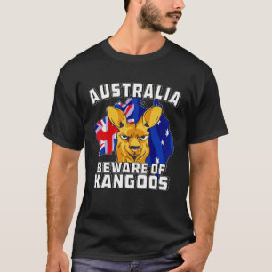 Camiseta Australia Cuidado con Kangoos Abajo Australia