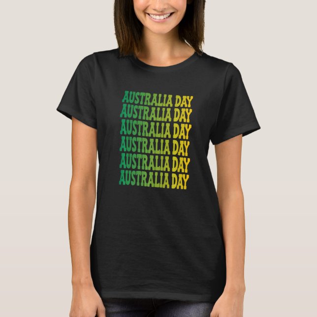 Camiseta Australia D: Día Internacional de Australia (Anverso)