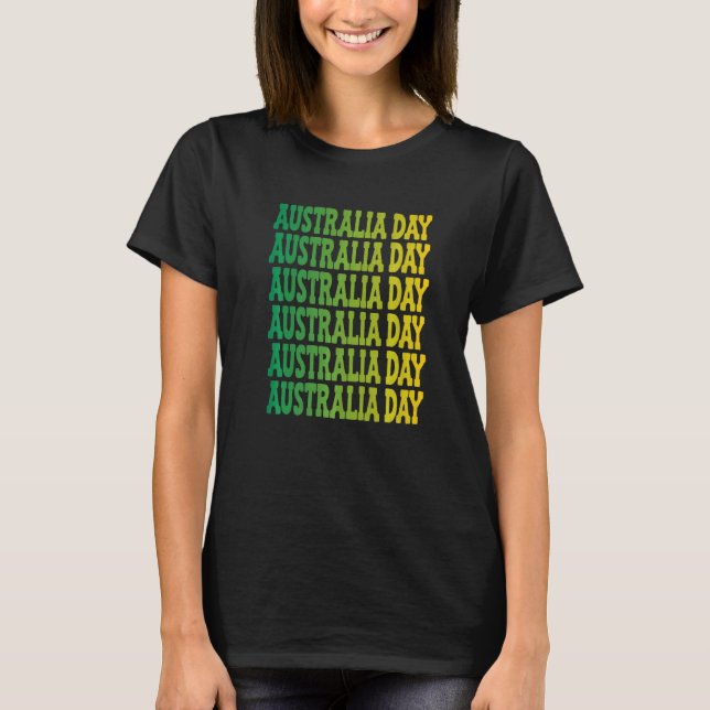 Camiseta Australia Day Downunder Celebrate 2022 Australia D (Anverso)