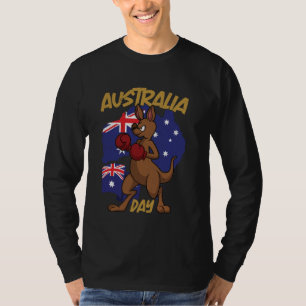 Camiseta Australia Day Kangaroo Bandera Australiana Straya