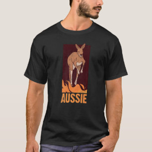 Camiseta Australia Day Patriótico Australiano Kangaroo Aust