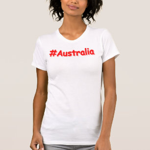 Camiseta "#Australia" Diseño Adorable. Comprar Ahora