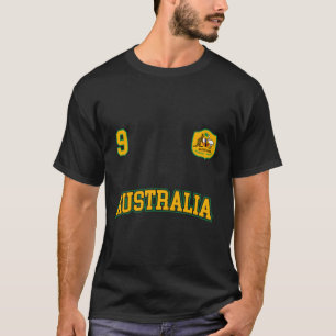 Camiseta Australia Equipo deportivo número 9 Fútbol Austral