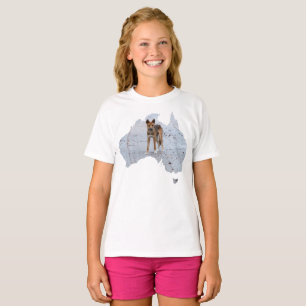 Camiseta Australia Esquema de forma Dingo Fraser Island
