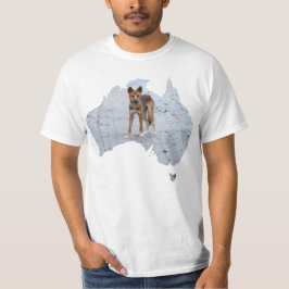 Camiseta Australia Esquema de forma Isla Dingo Fraser