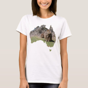 Camiseta Australia Esquema Forma Quokka Grasa