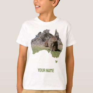 Camiseta Australia Esquema Forma Quokka Grasa