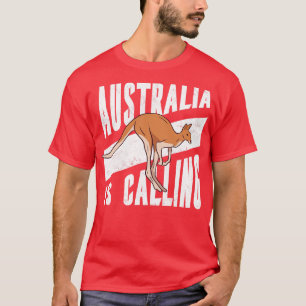 Camiseta Australia está llamando a un tonto canguro