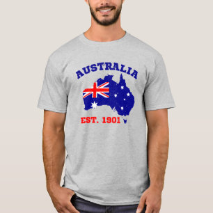 Camiseta Australia Establecido en 1901