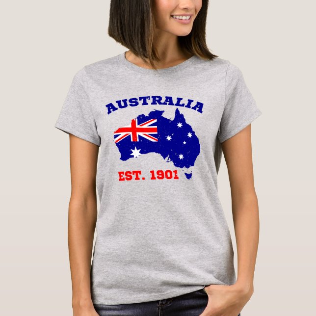 Camiseta Australia Established 1901 (Anverso)