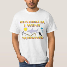 Camiseta Australia, fui, yo sobreviví