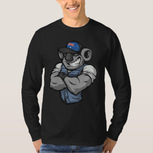 Camiseta Australia Gay Mate Hombres Koala Bandera Australia