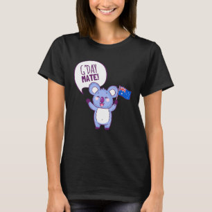 Camiseta Australia Gday Mate Funny Aussie Koala Holiday
