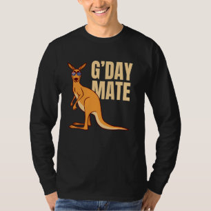 Camiseta Australia G'day Mate Shirt Funny Kangaroo Australi